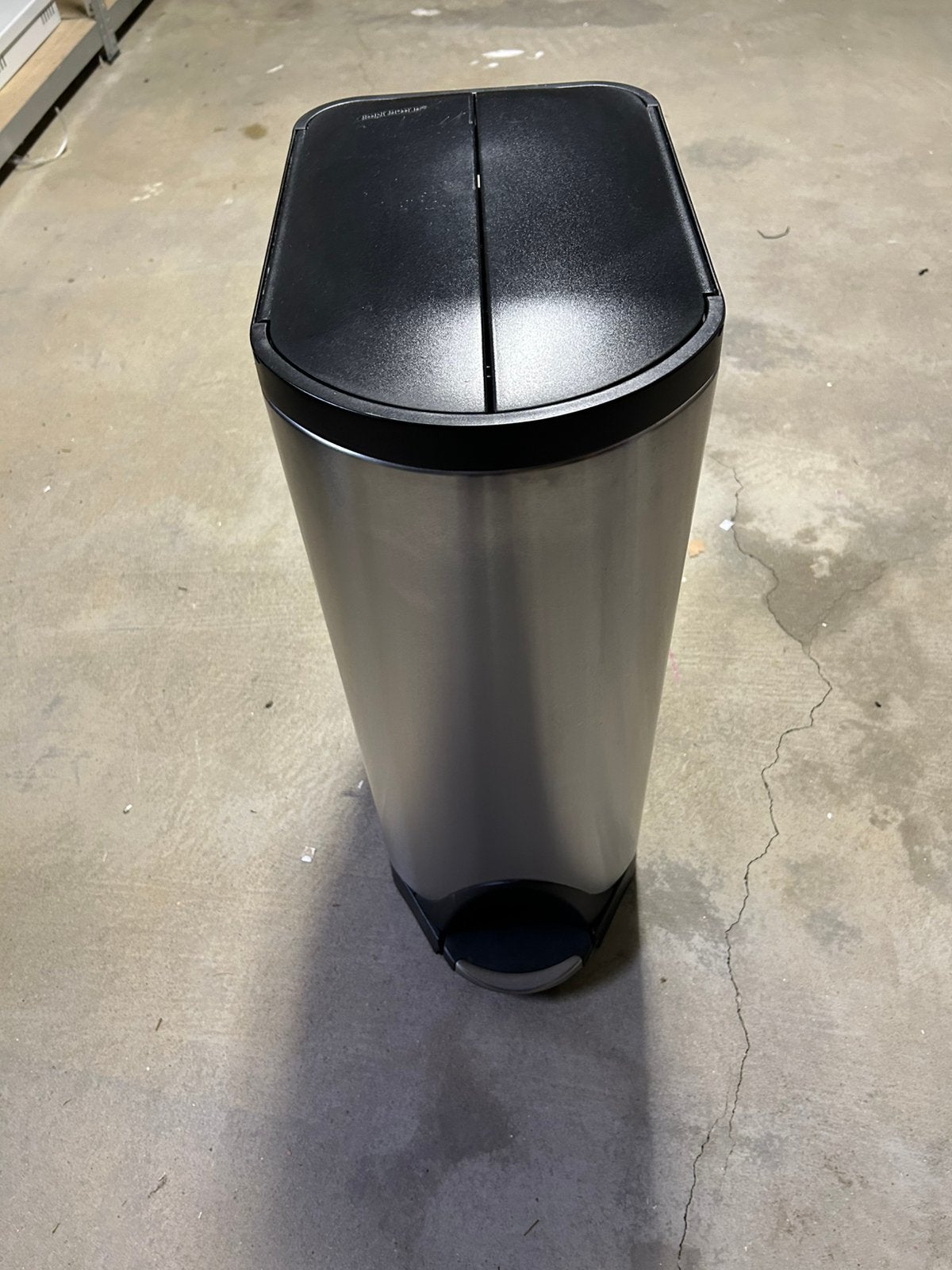 60ltr prullenbak, Ophalen, Met pedaal, 50 tot 75 cm, 40 liter of meer