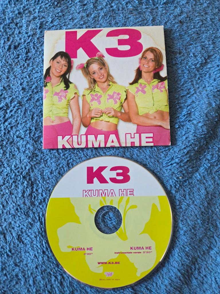 K3 – Kuma He Single CD Karen Kristel Kathleen, Cd's en Dvd's, Cd's | Kinderen en Jeugd, Zo goed als nieuw, Muziek, Tot 2 jaar