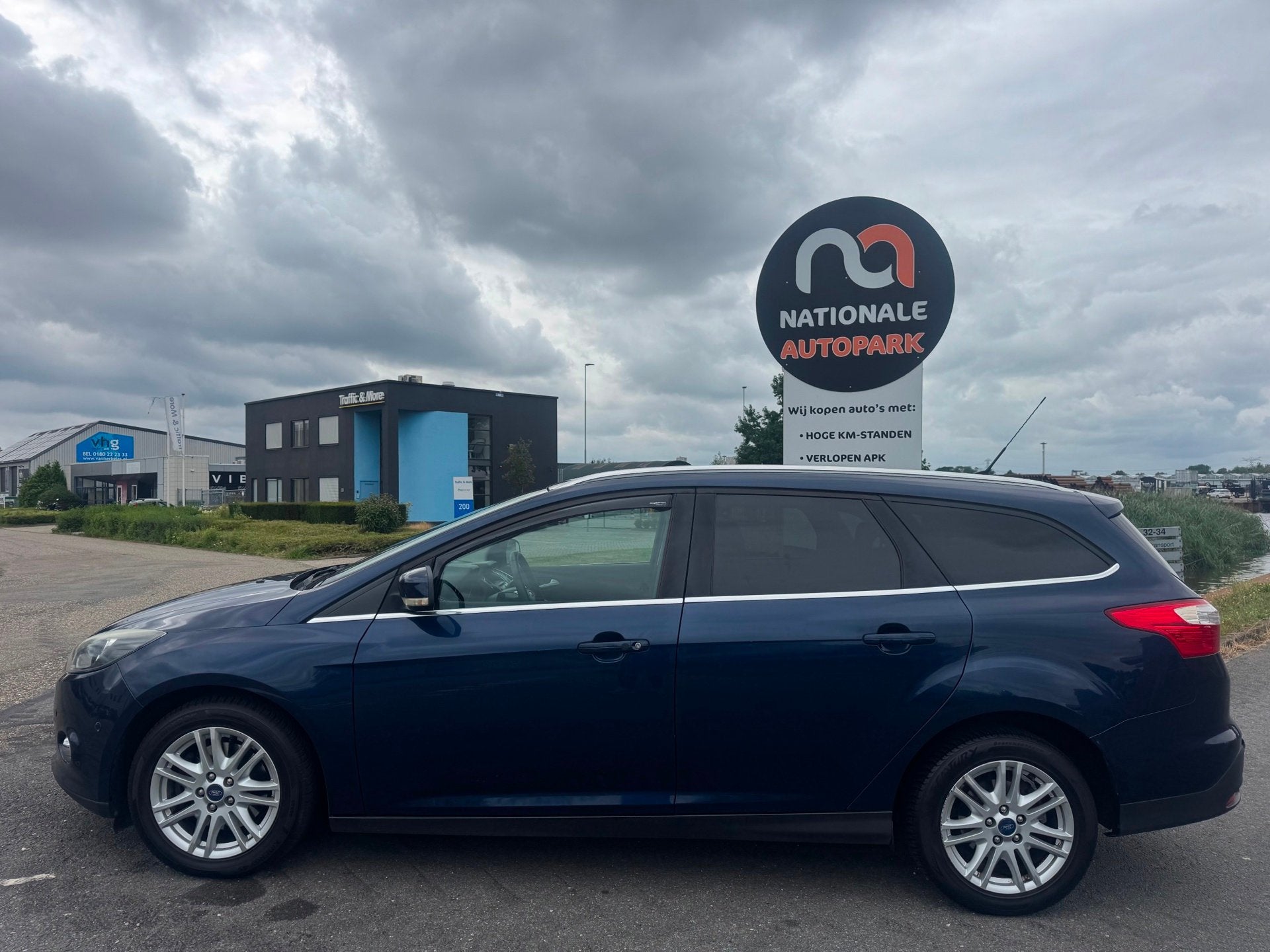Ford Focus 2012 * 2.0 TDCI Titanium * Automaat * Euro 5, Auto's, Ford, Euro 5, Gebruikt, 4 cilinders, Blauw