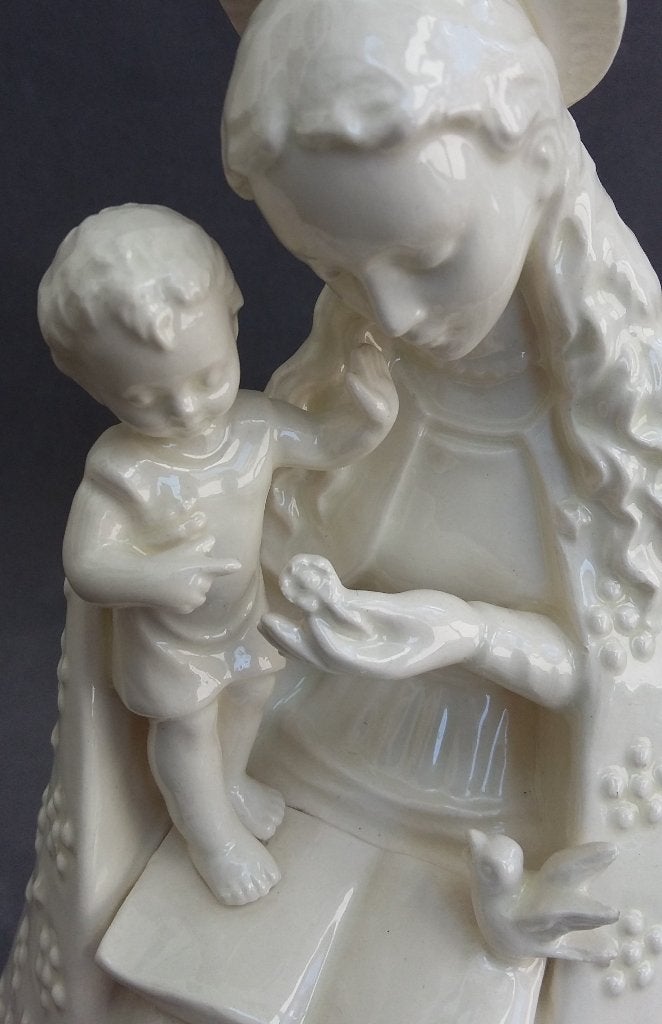 Omstreeks 1950 GROOT Goebel Beeld Maria Kind Mantel Madonna, Ophalen of Verzenden