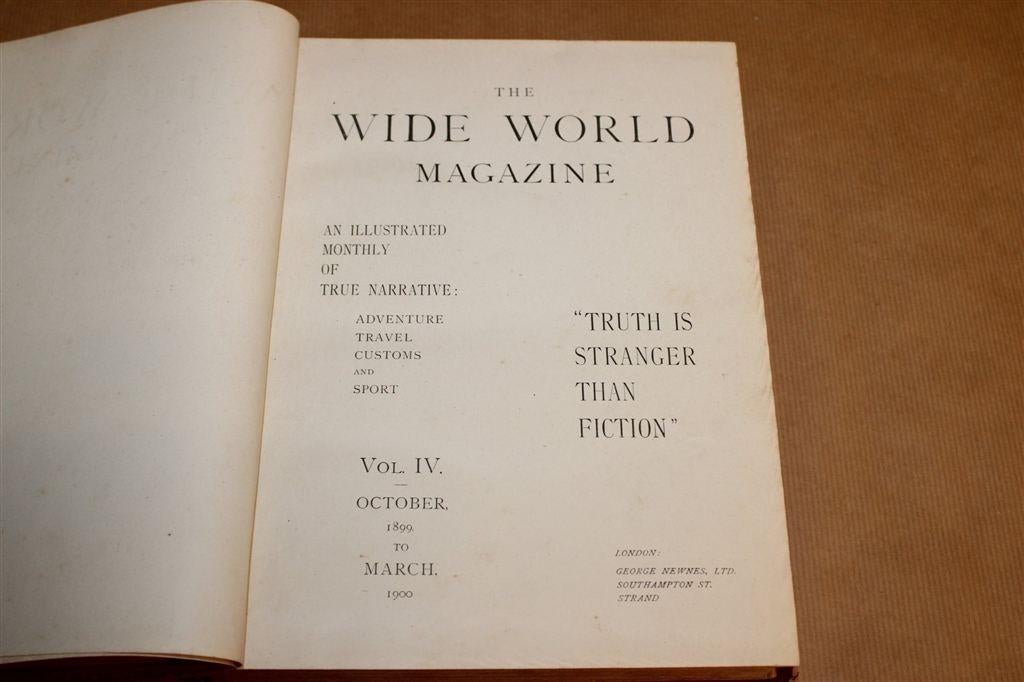 Wide World Magazine 1899 1900 Illustraties, Ophalen of Verzenden