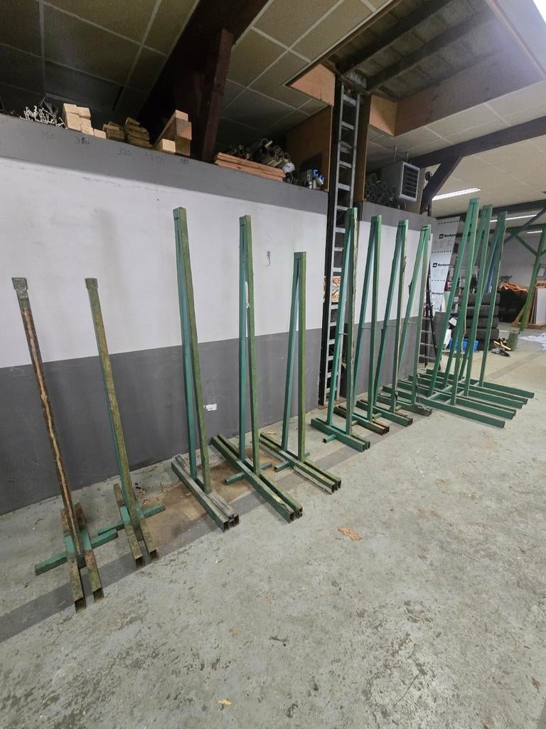 12x losse glasbokken, Doe-het-zelf en Verbouw, Steigers, Ophalen, Overige typen, Minder dan 2 meter