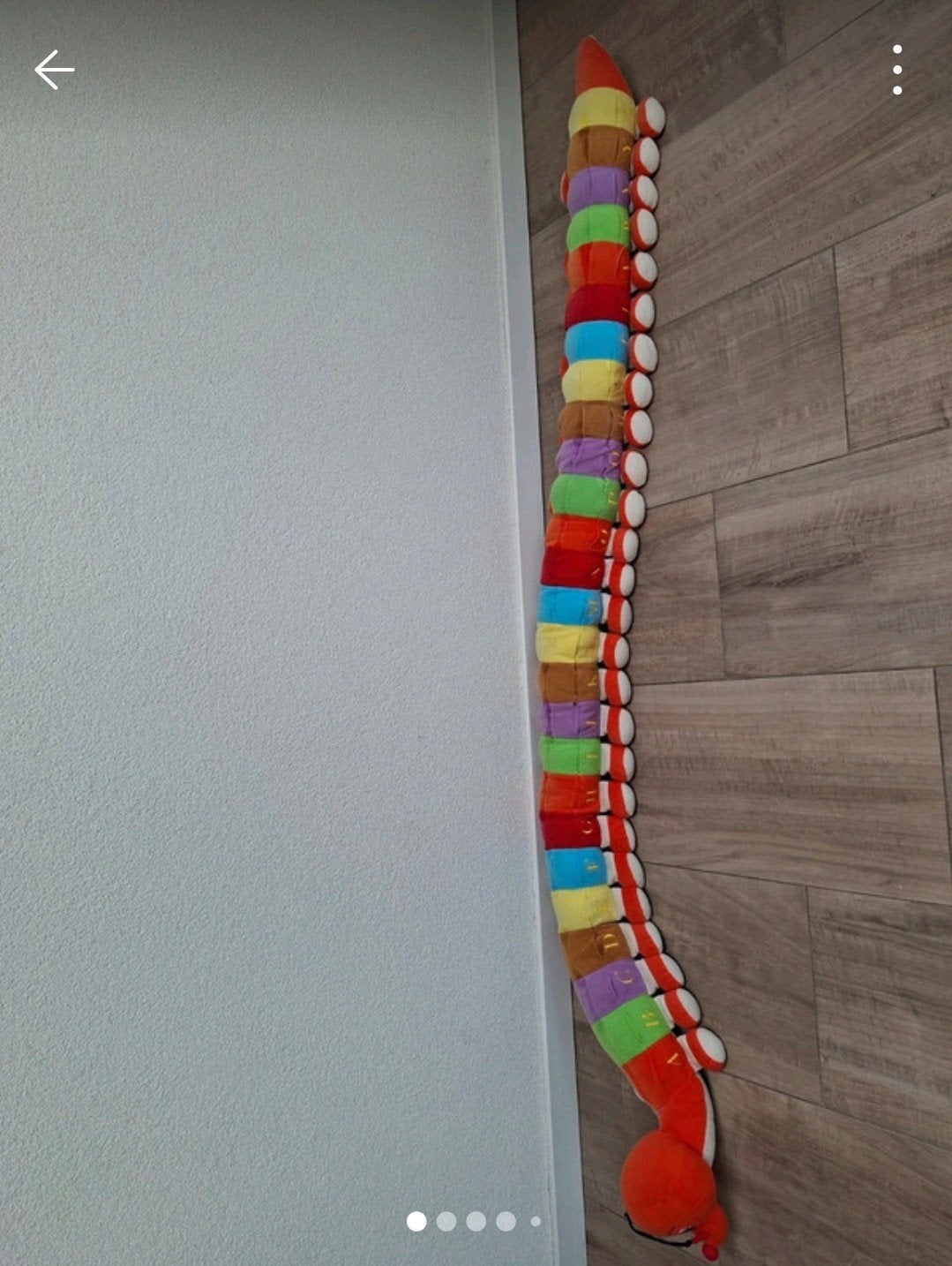 ABC /alfabet rups/duizendpoot (2 meter!), Ophalen of Verzenden, Gebruikt, Overige typen