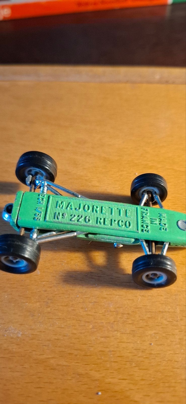 Majorette Race Auto - Vintage Groen Formule 1 Speelgoed, Ophalen of Verzenden, Gebruikt, Auto