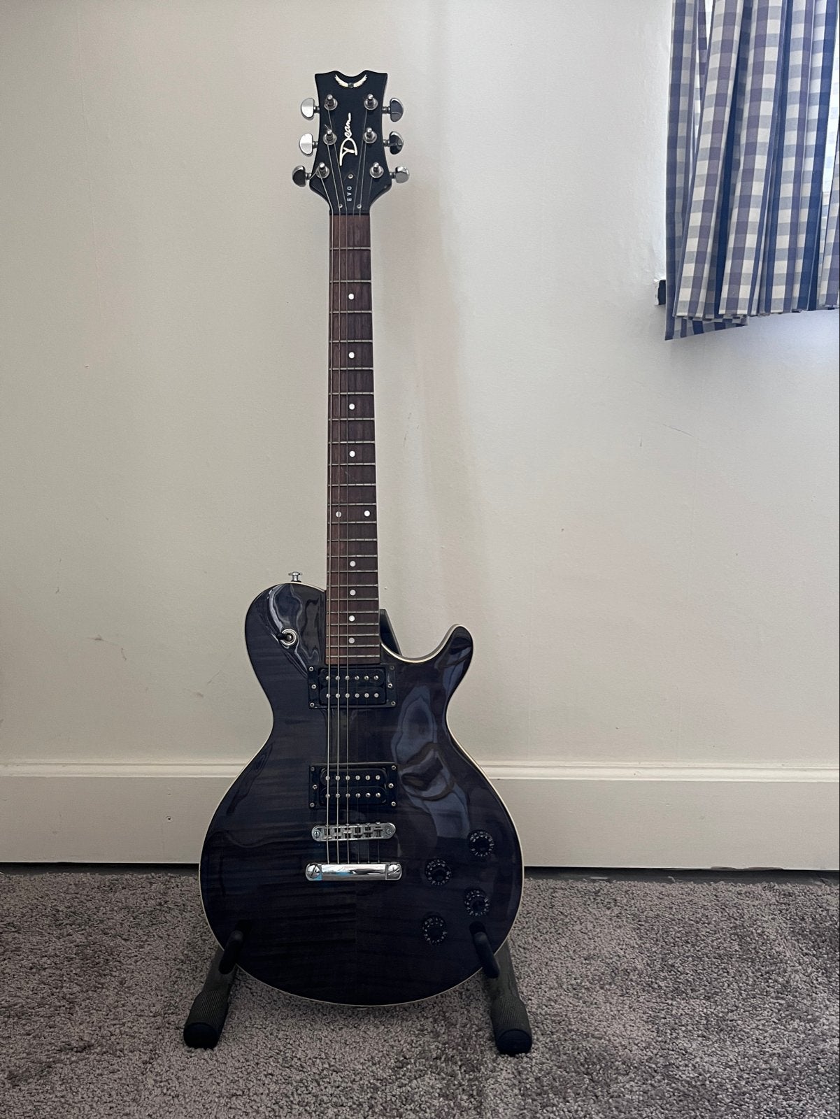 Dean EVO Elektrische gitaar - Zwart, Ophalen, Gebruikt, Solid body, Overige merken