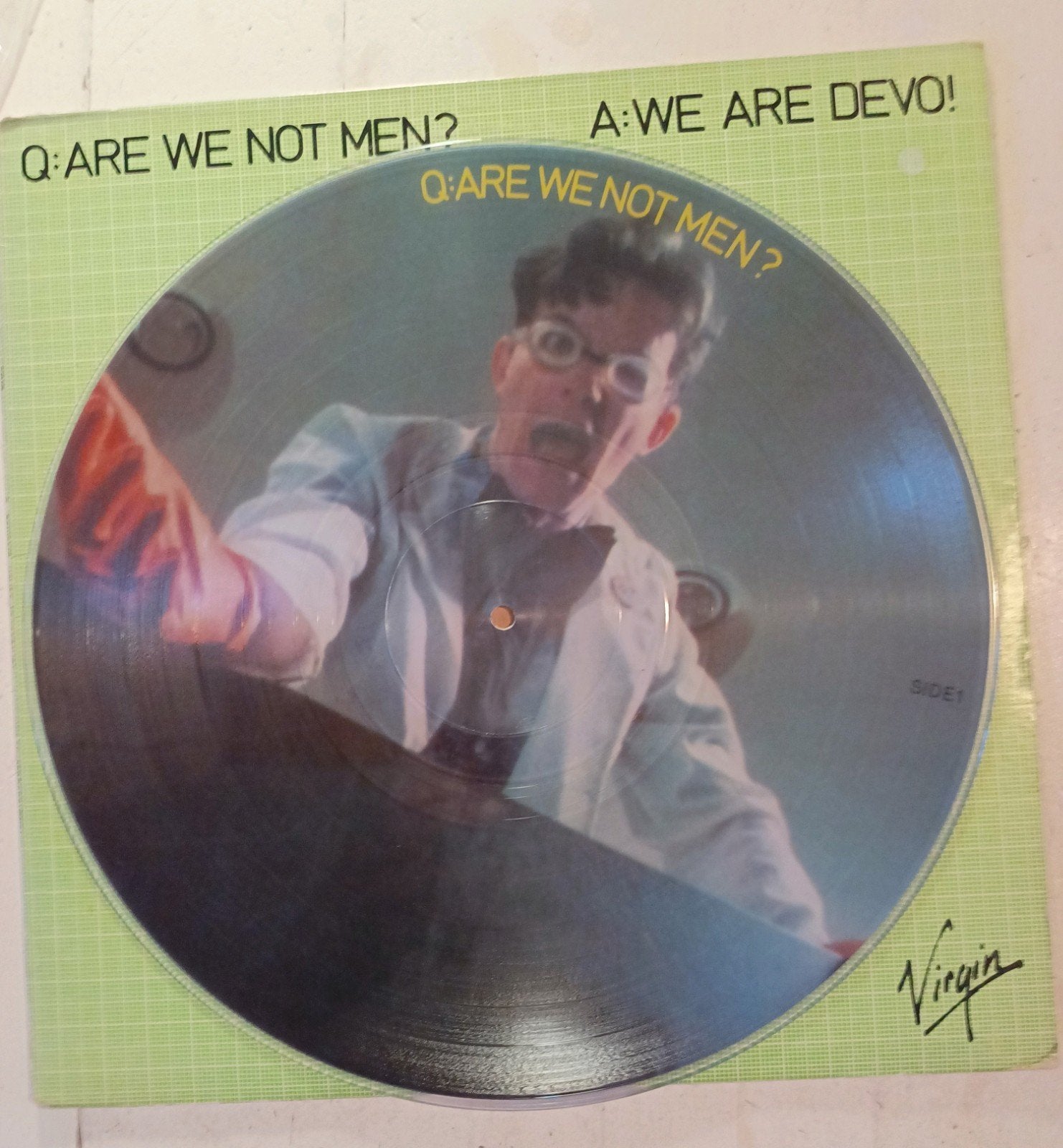 DEVO - Q: Are We Not Men? A: We Are Devo! Picture Disc LP, Cd's en Dvd's, Gebruikt, Verzenden, 12 inch, Alternative Rock