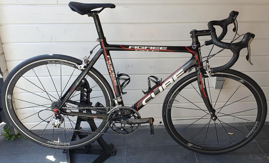 Cube Agree Racefiets 56CM Full Carbon Ultegra, Overige merken, 28 inch, Gebruikt, Velgrem