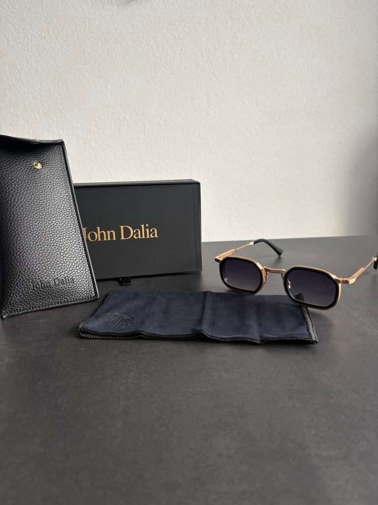 John Dalia Jean C105 Zonnebril – 22 Karaat Goud, Sieraden, Tassen en Uiterlijk, Zonnebrillen en Brillen | Heren, Overige merken