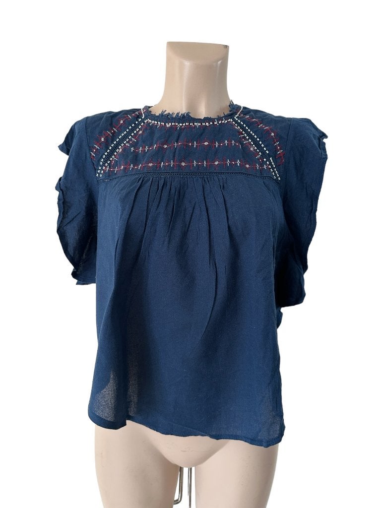 Bimba Y Lola top L, Kleding | Dames, Tops, Maat 38/40 (M), Blauw, Ophalen of Verzenden, Zo goed als nieuw