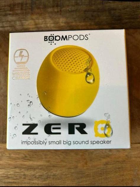 BOOMPODS ZERO Draadloze Speaker - Gele Mini Bluetooth Speake, Audio, Tv en Foto, Luidsprekers, Overige merken, Overige typen, Nieuw