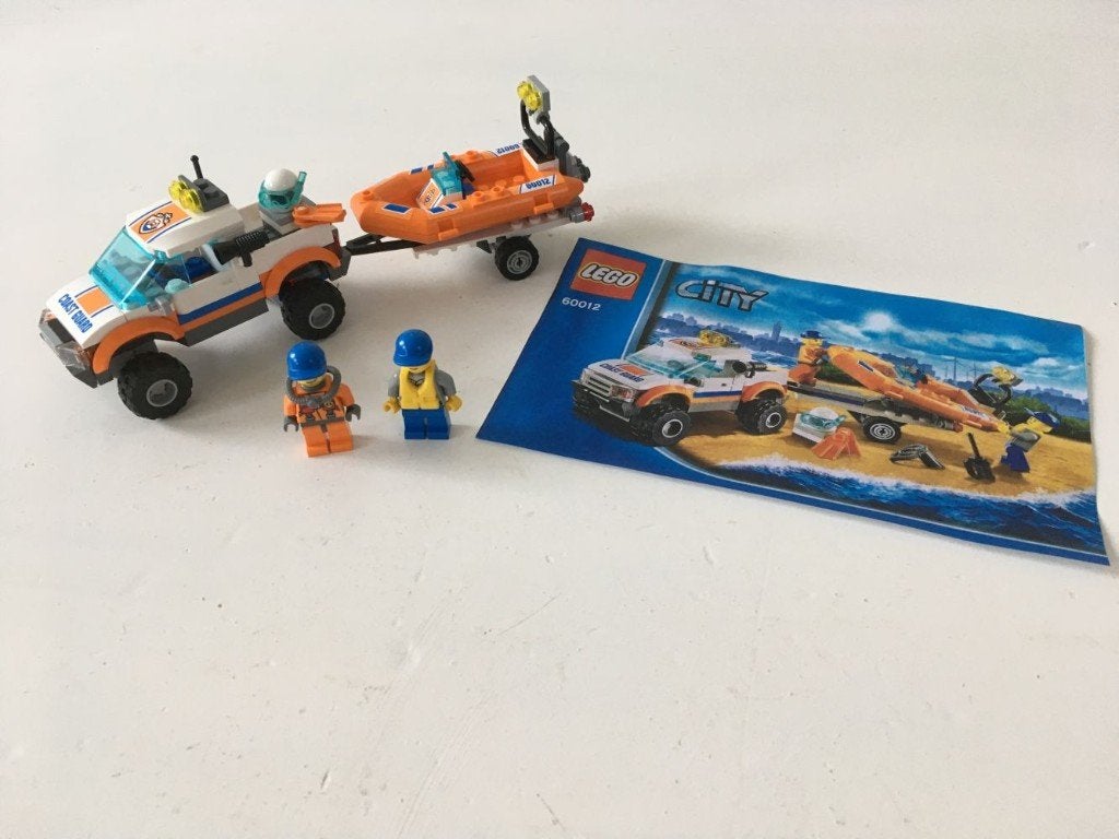 Lego City 4x4 & Duikersboot - 60012, Lego, Ophalen of Verzenden, Complete set, Compleet