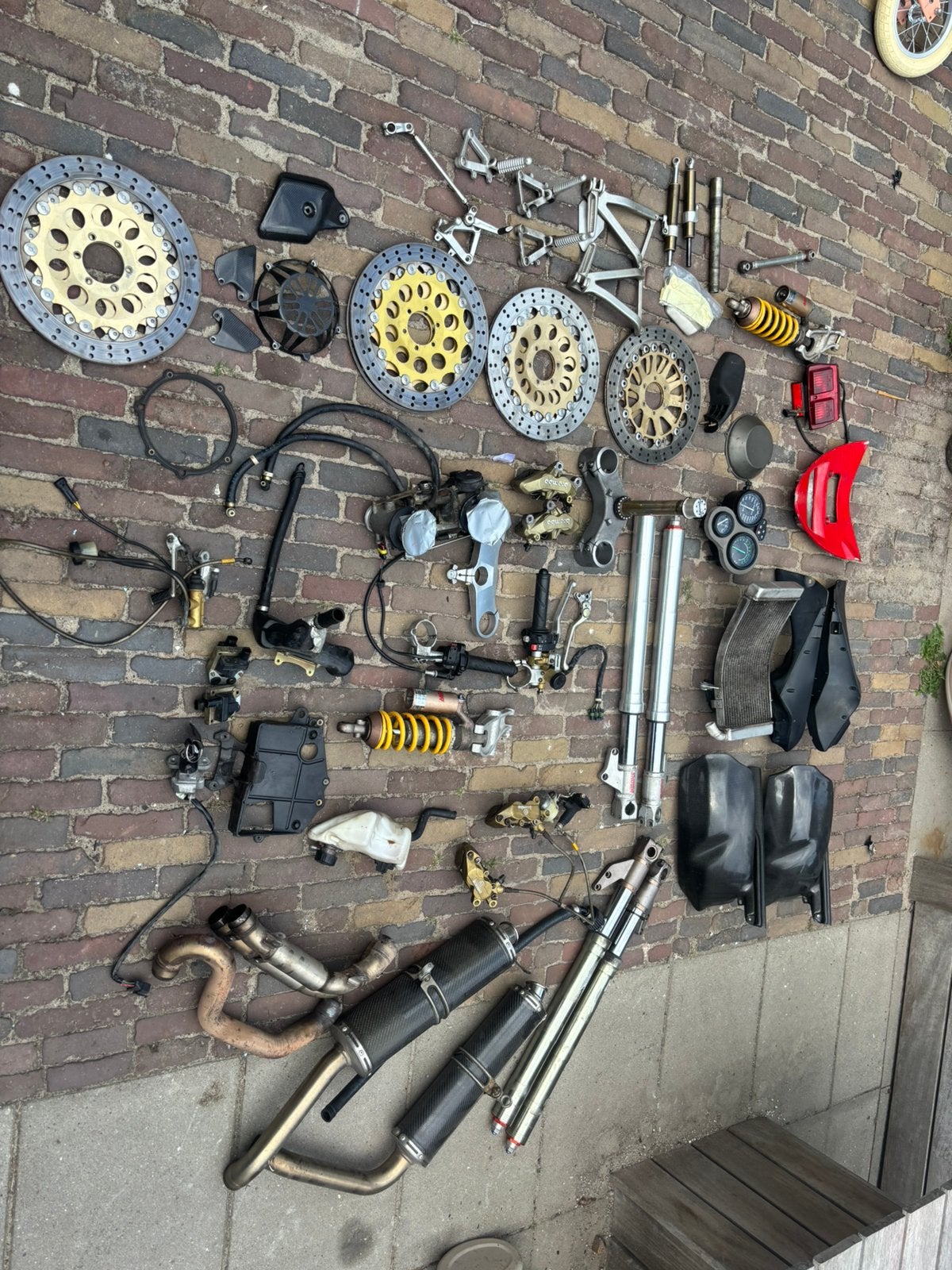 Ducati 748 916 996 998 onderdelen carbon, Ophalen of Verzenden