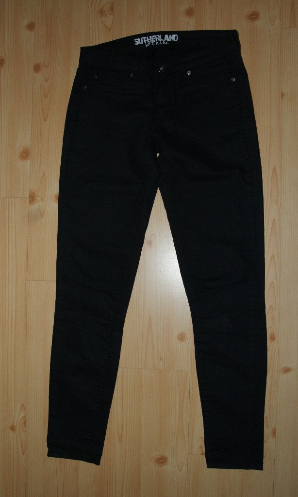 Sutherland denim dunne broek maat S met zakken vóór en, Sutherland, Blauw, Ophalen of Verzenden, Maat 36 (S)