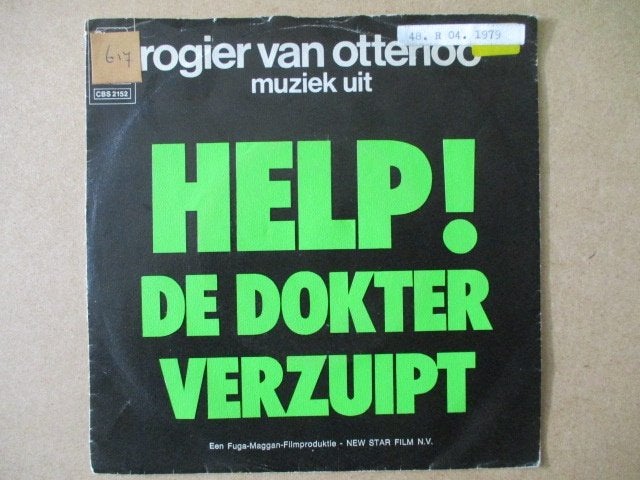 s0443 rogier van otterloo - help, Cd's en Dvd's, Ophalen, Gebruikt, 7 inch