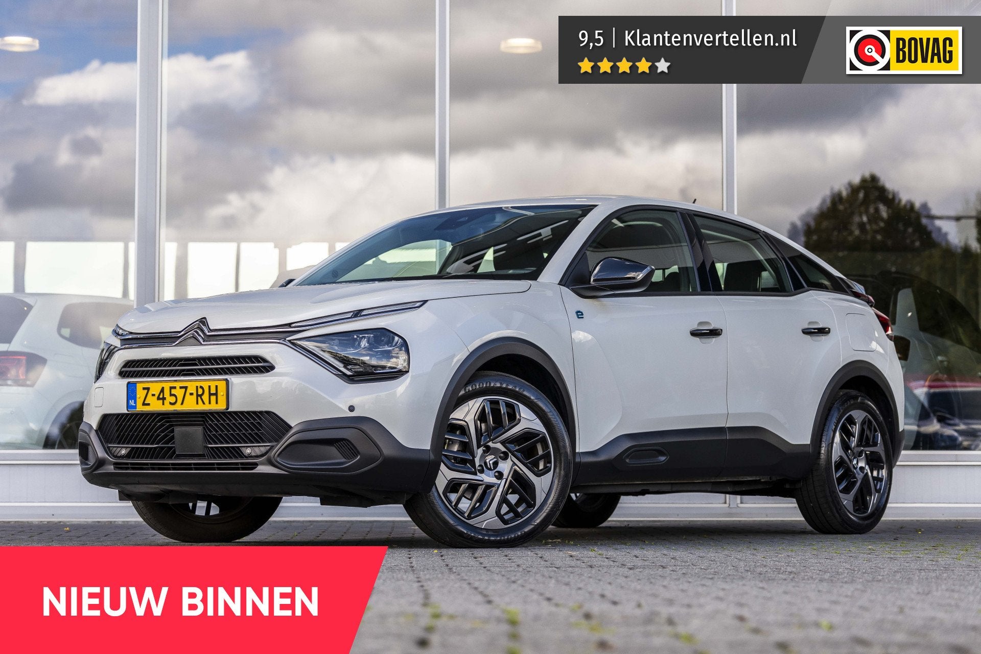 Citroën Ë-C4 You 50 kWh | SOH 100% | Camera | NL auto | LE, Auto's, 12 maanden, Gebruikt, Wit, Grijs