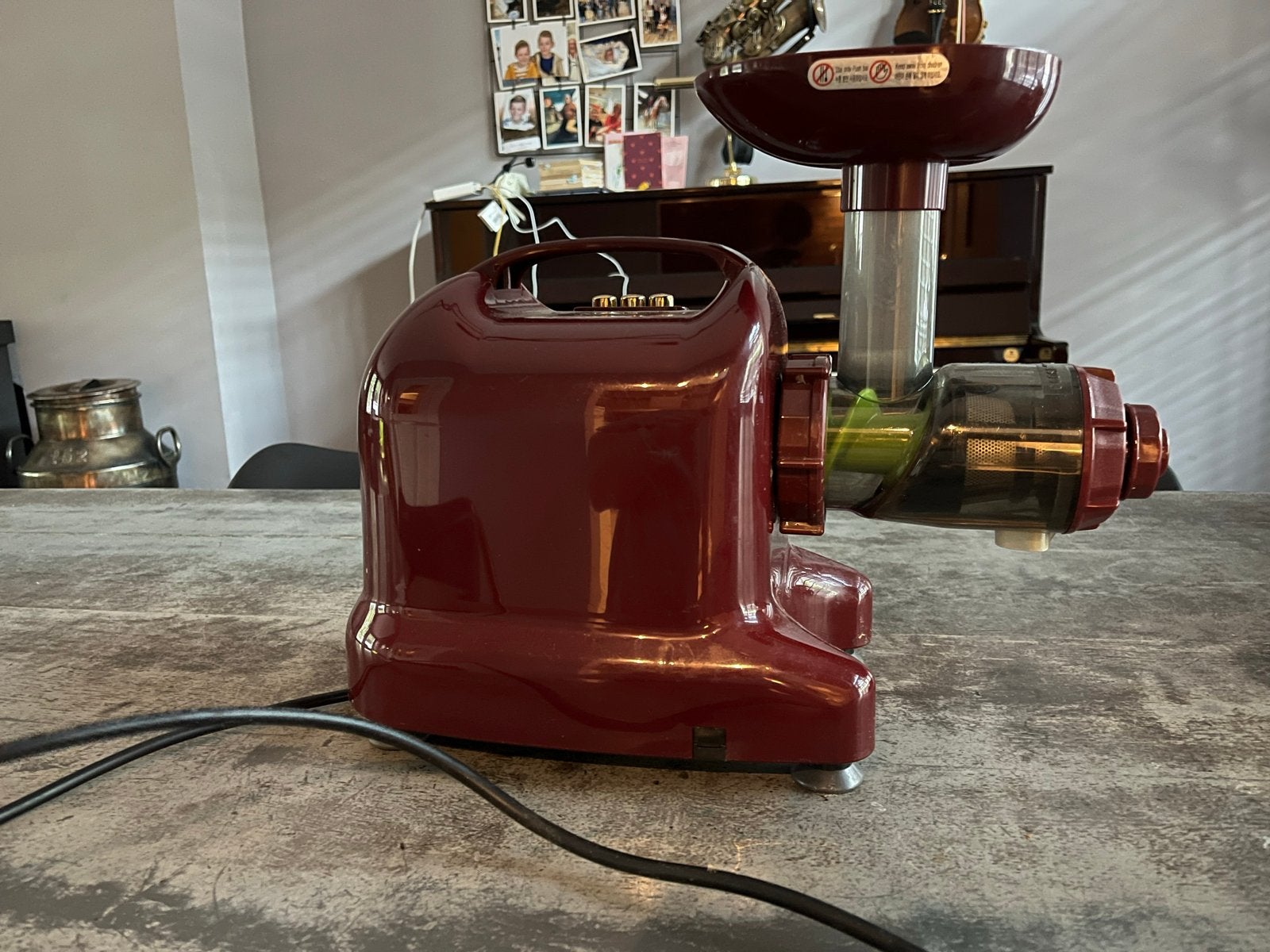 Matstone Slowjuicer DO-9001 - Gezonde sappen maken, Ophalen of Verzenden, Gebruikt, Elektrisch, Slowjuicer