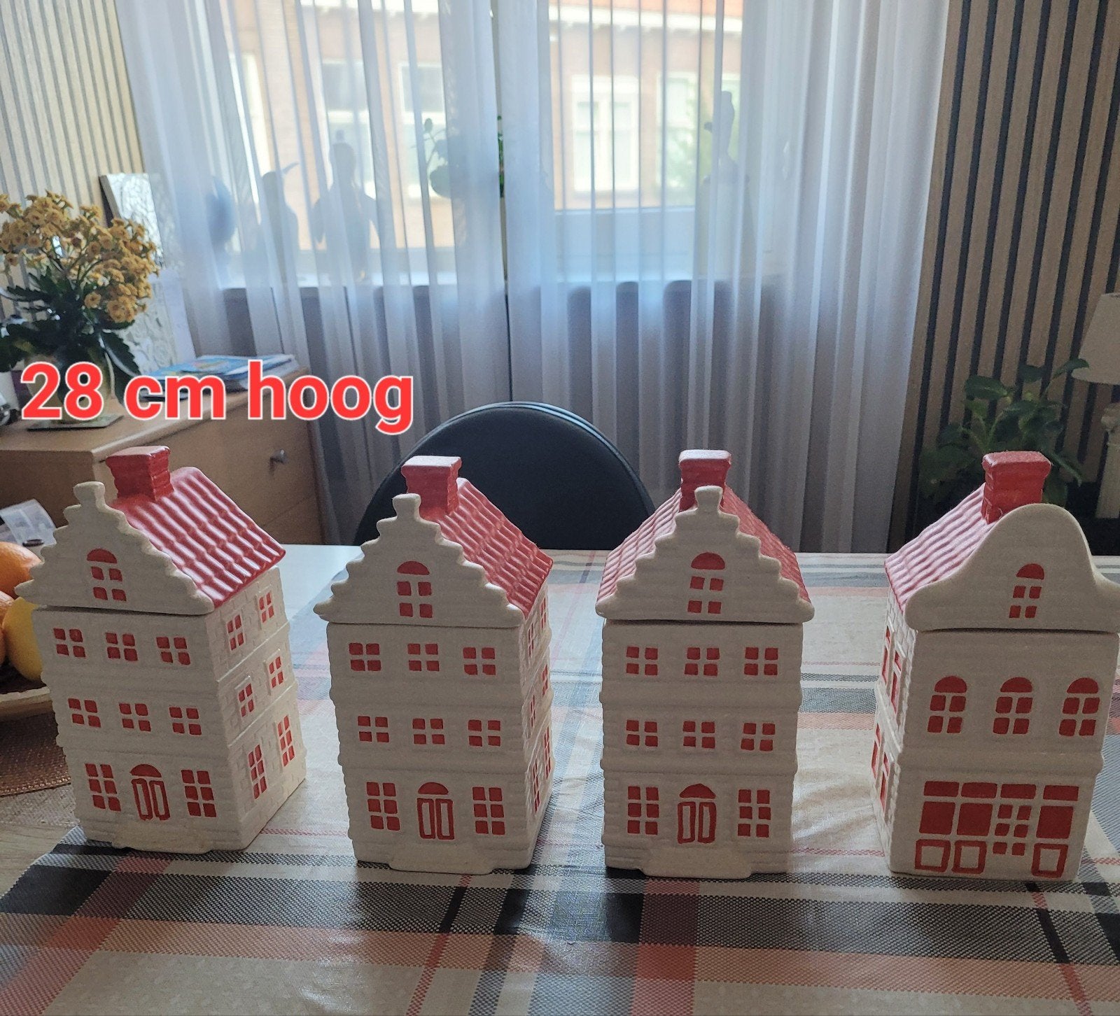 mooie huisjes  4 stuk15 euro, Verzamelen, KLM Huisjes, Ophalen of Verzenden