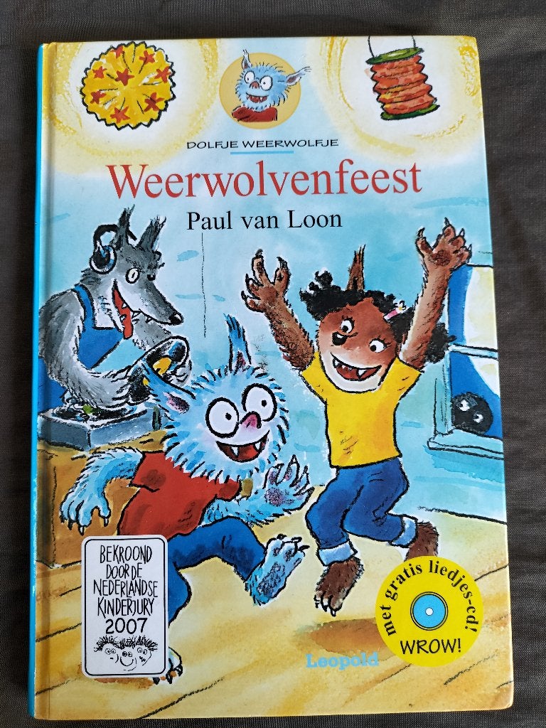 Paul van Loon - Dolfje Weerwolfje - Weerwolvenfeest / 7+, Boeken, Ophalen of Verzenden, Zo goed als nieuw, Paul van Loon, Fictie algemeen