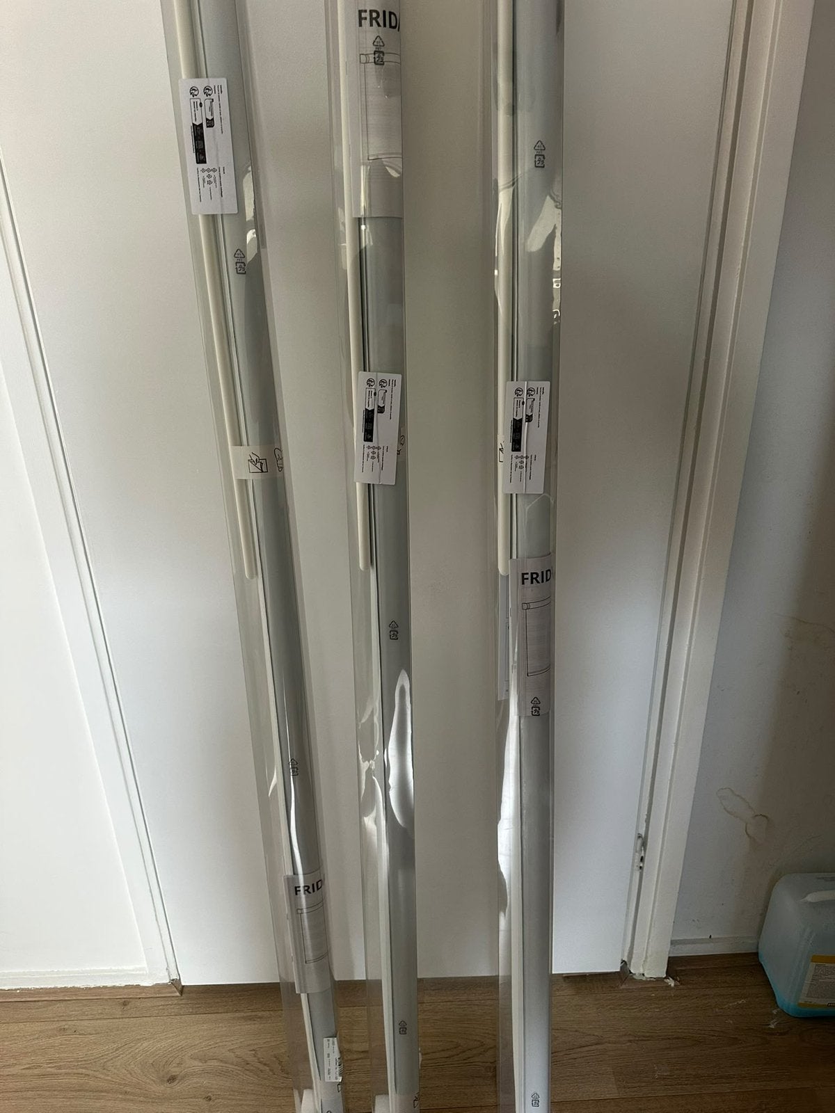 3 (NIEUWE) rolgordijnen Ikea wit, Ophalen of Verzenden, Zo goed als nieuw