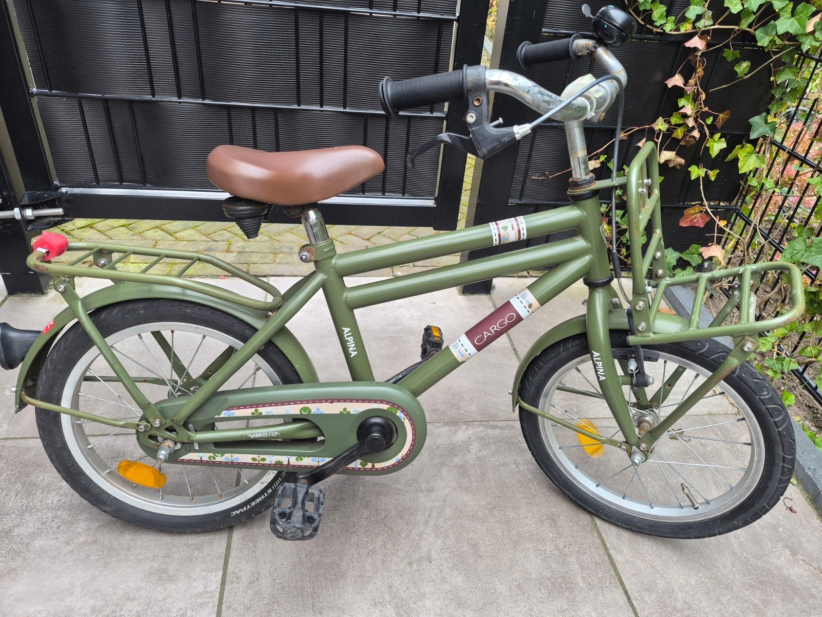 Alpina Cargo 16 inch, Fietsen en Brommers, Ophalen, Terugtraprem, Gebruikt, Alpina