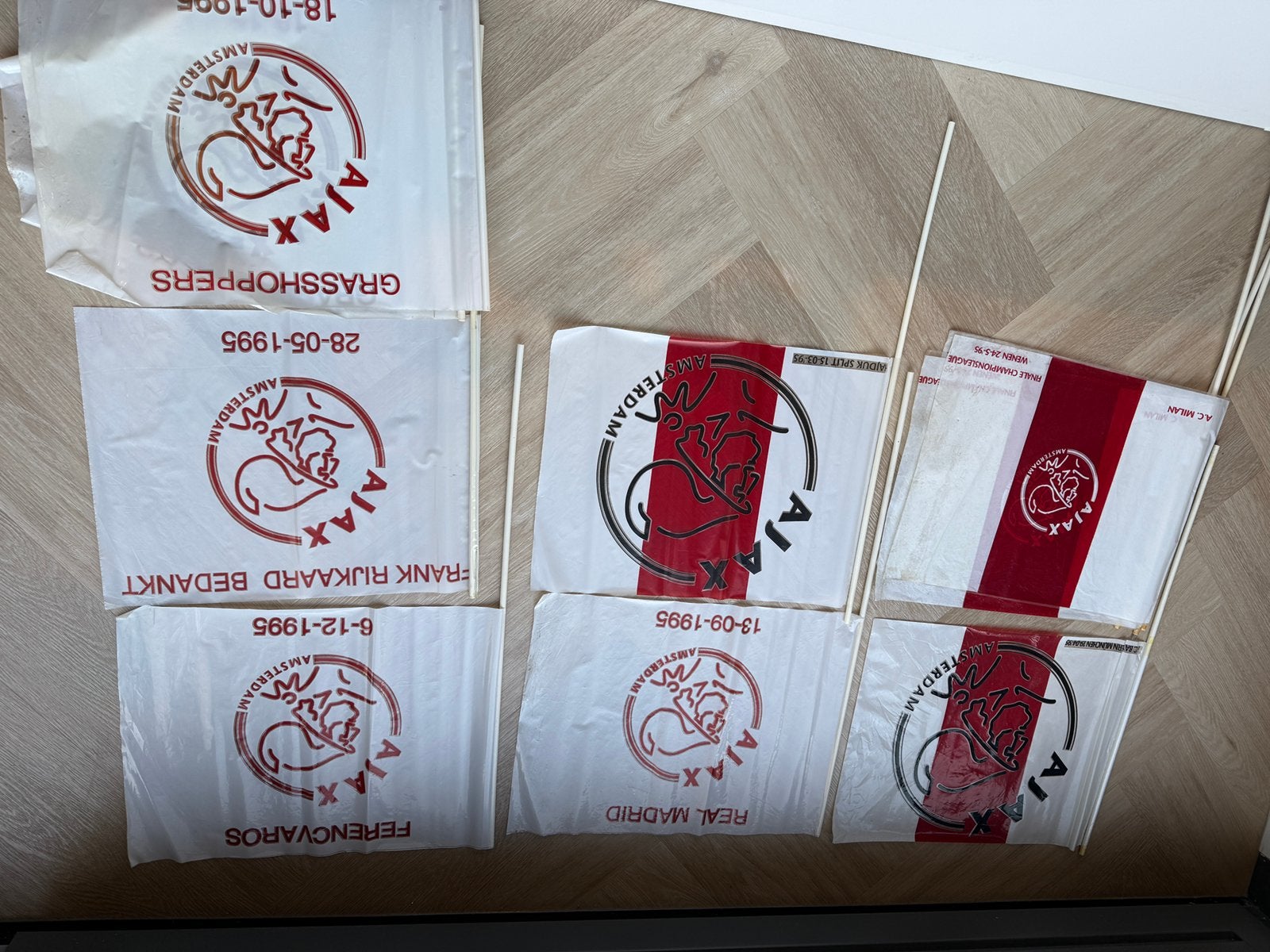 Uniek! Ajax stadion vlaggen megacollectie, Ophalen of Verzenden, Zo goed als nieuw, Ajax