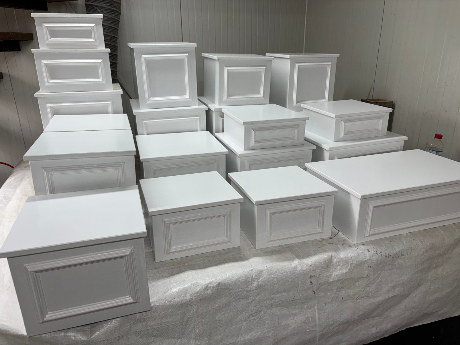 Zuilen buffetverhogers giftboxen snaketables barren, Ophalen of Verzenden