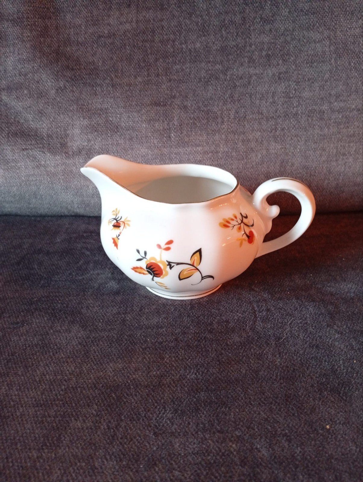 Vintage KoenigsZelt Melkkannetje met Bloemenpatroon, Ophalen of Verzenden