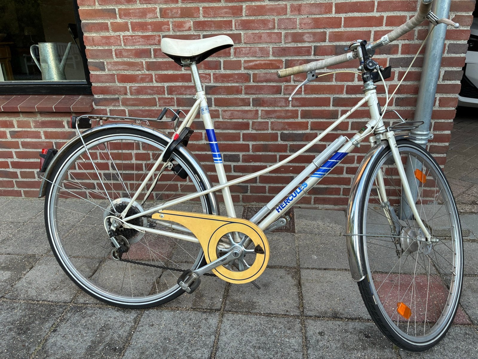 Hercules Damesfiets - Vintage Stijl, Velgrem, Versnellingen, Ophalen, Overige merken