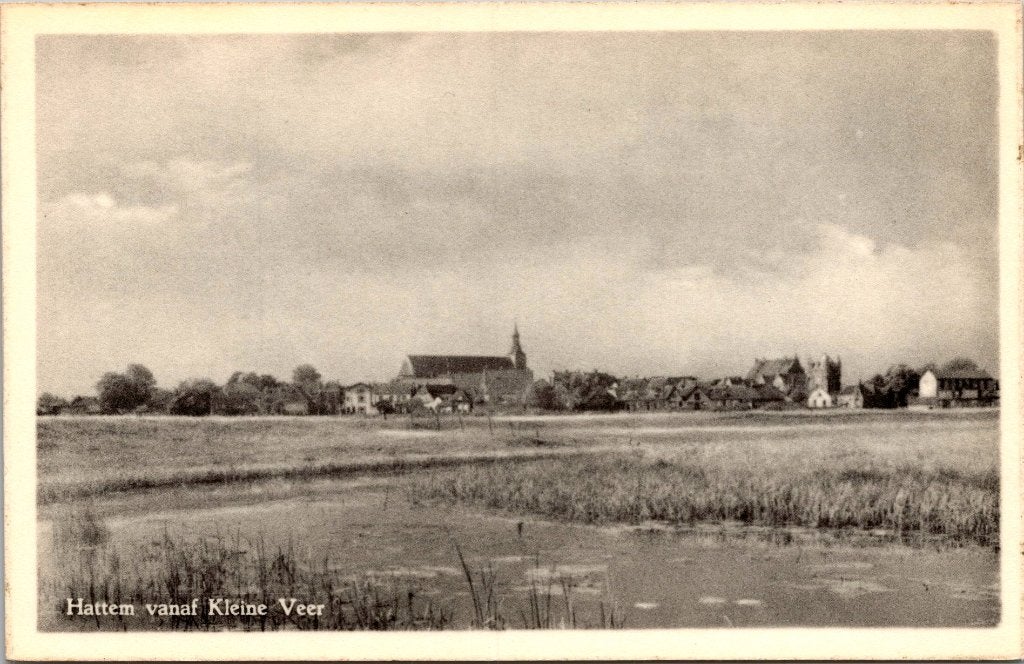 Hattem - 12 oude ansichtkaarten I, Verzenden, 1940 tot 1960, Gelopen, Gelderland