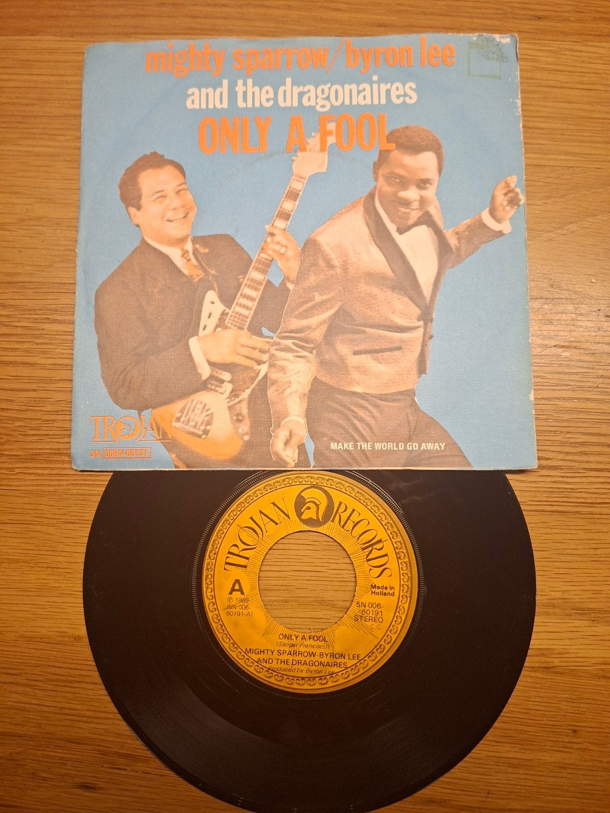 Mighty Sparrow / Byron Lee & The Dragonaires - Only A Fool, Gebruikt, 7 inch, Ophalen of Verzenden, Reggae en Ska