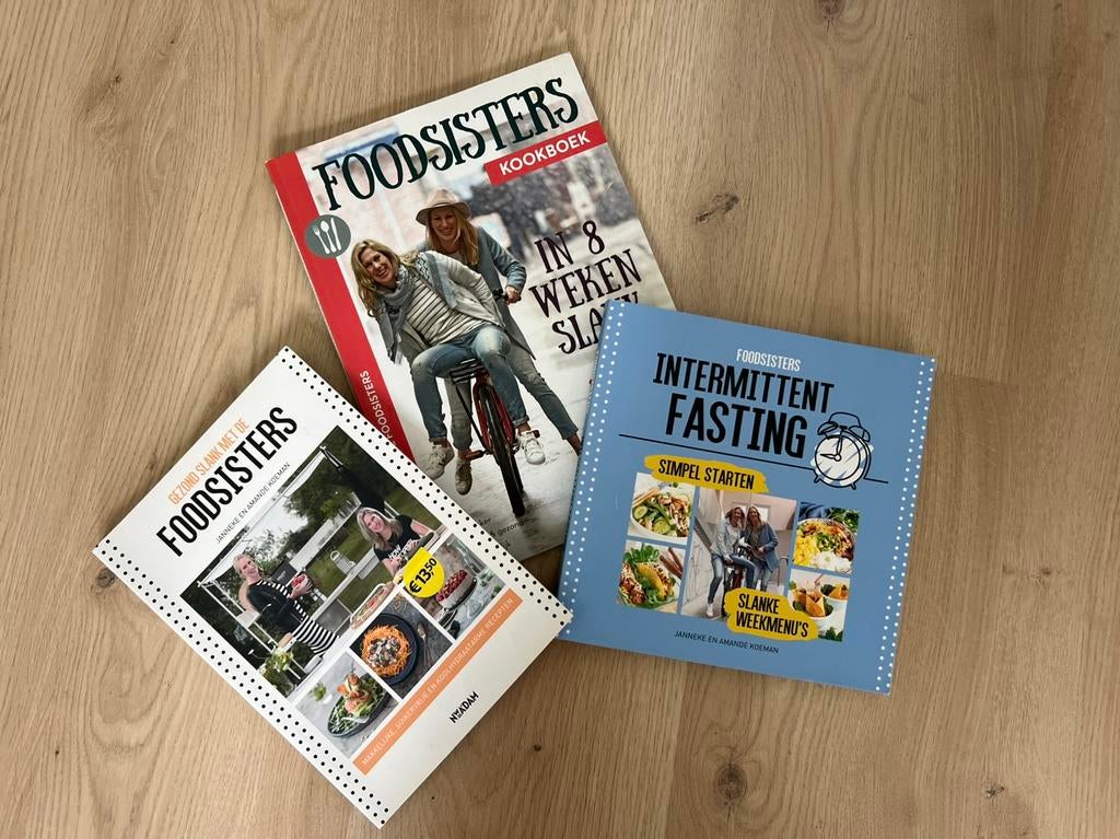 Drie Foodsisters boeken, Boeken, Gezondheid, Dieet en Voeding, Ophalen of Verzenden, Gelezen, Dieet en Voeding