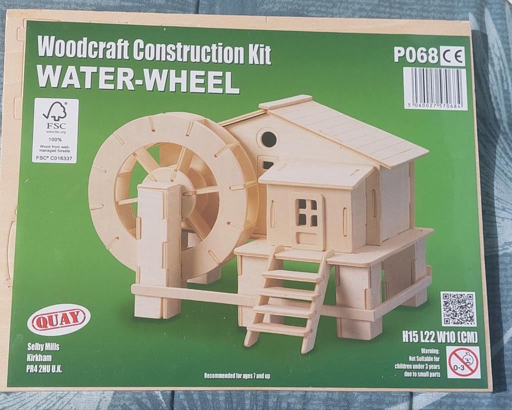 Quay Woodcraft constructie water wheel, Ophalen of Verzenden, Nieuw, 1:50 of kleiner