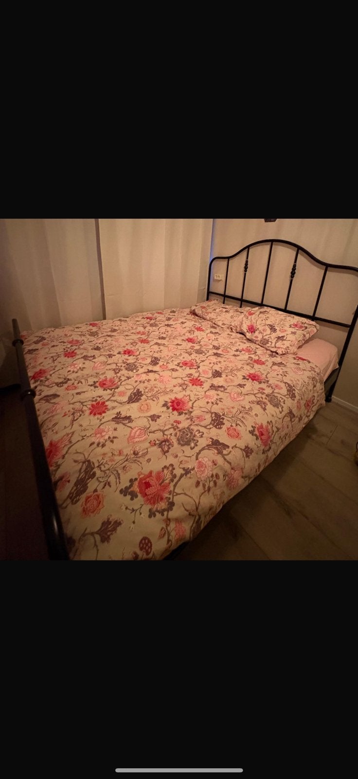 Mentaal bed, Ophalen, Gebruikt, Tweepersoons, 160 cm