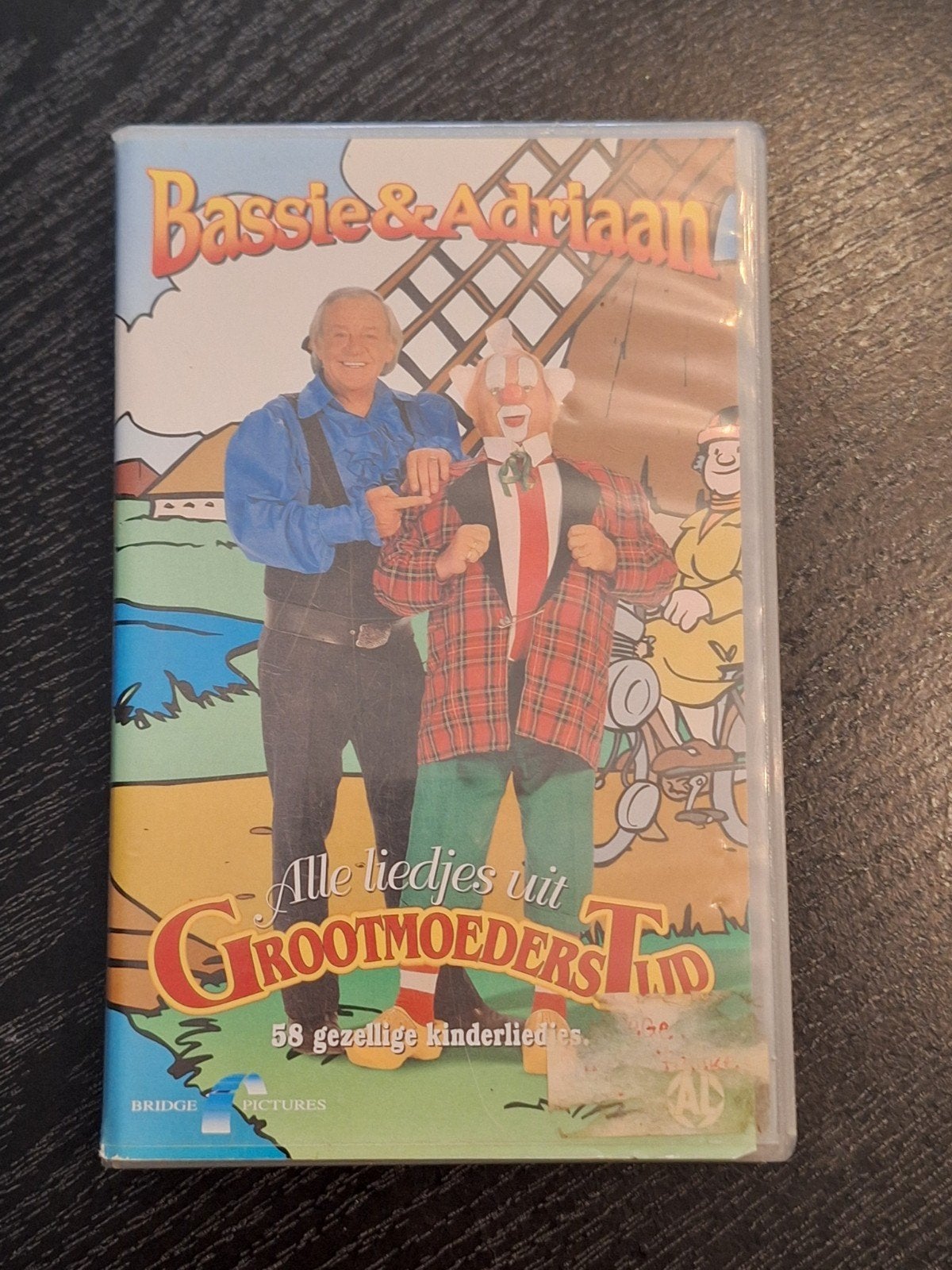 Bassie & Adriaan: Alle liedjes uit Grootmoeders Tijd VHS, Gebruikt, Alle leeftijden, Kinderprogramma's en -films, Overige typen