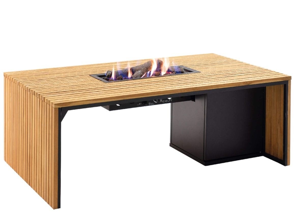 Cosibridge 140 teakhouten vuurtafel, Tuin en Terras, Ophalen of Verzenden, Nieuw