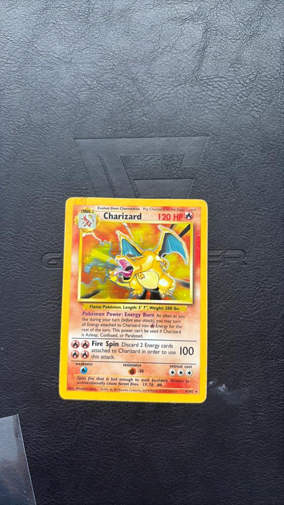 Charizard base set, Ophalen, Gebruikt, Losse kaart
