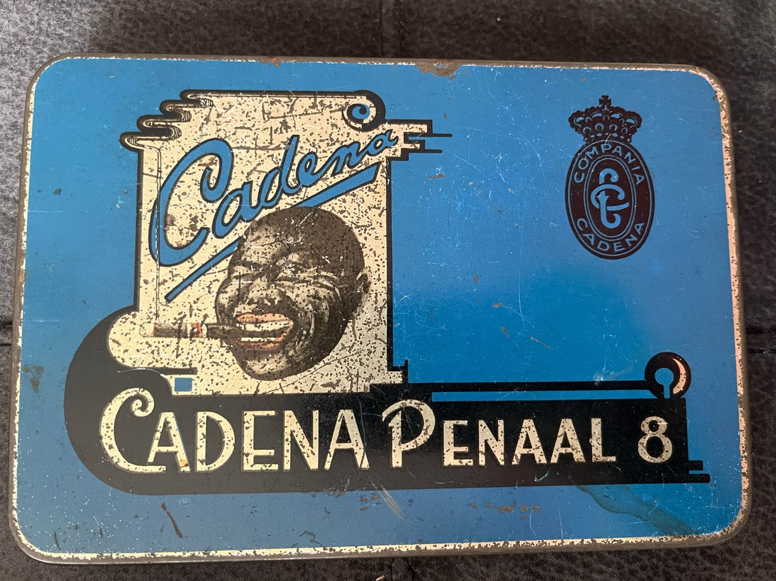 Vintage Cadena Penaal 8 Blik, Ophalen of Verzenden, Gebruikt, Overige, Overige merken