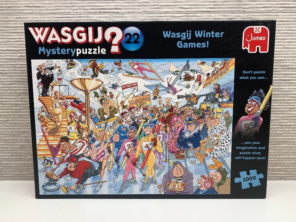 Diverse leuke Wasgij puzzels (1000 en 950 stukjes), Ophalen, 500 t/m 1500 stukjes, Zo goed als nieuw, Legpuzzel