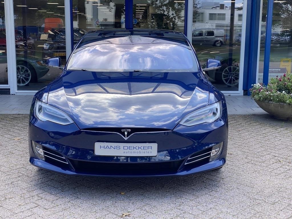 Tesla Model S 75D Premium Interieur I Luchtvering I Panorama, Auto's, Tesla, Stof, Gebruikt, Zwart, Lichtsensor