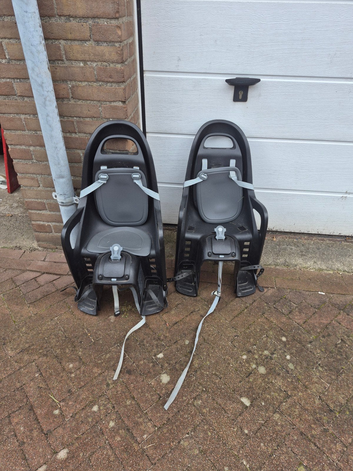 Polisport achterzitjes voor de fiets (2 stuks), Ophalen, Achterzitje, 9 t/m 18 kg, Polisport