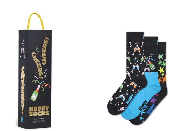 Happy Socks - Celebrations Socks Gift Set maat 41-46, Overige kleuren, Ophalen of Verzenden, Happy Socks, Nieuw