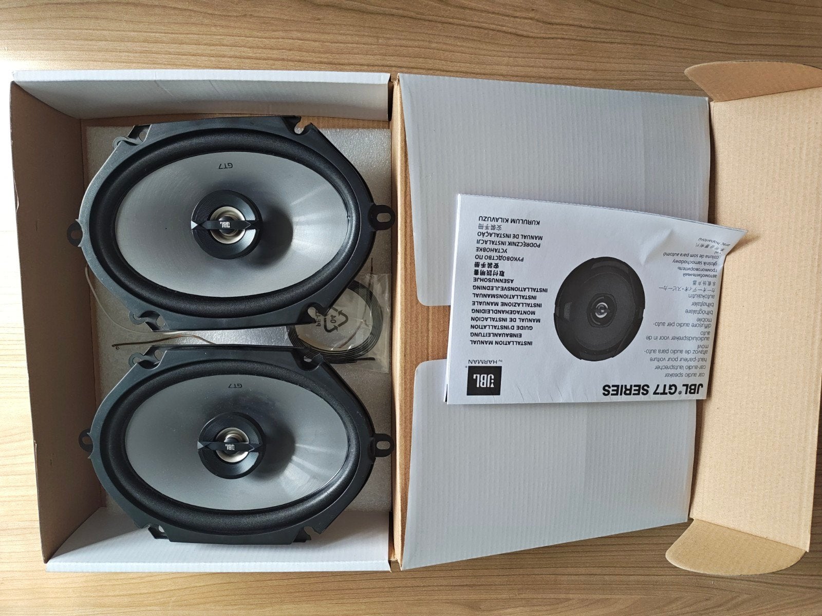 JBL GT7-86 6x8 inch autospeakers – JBL speakers met doos, Auto diversen, Autospeakers, Ophalen of Verzenden, Zo goed als nieuw