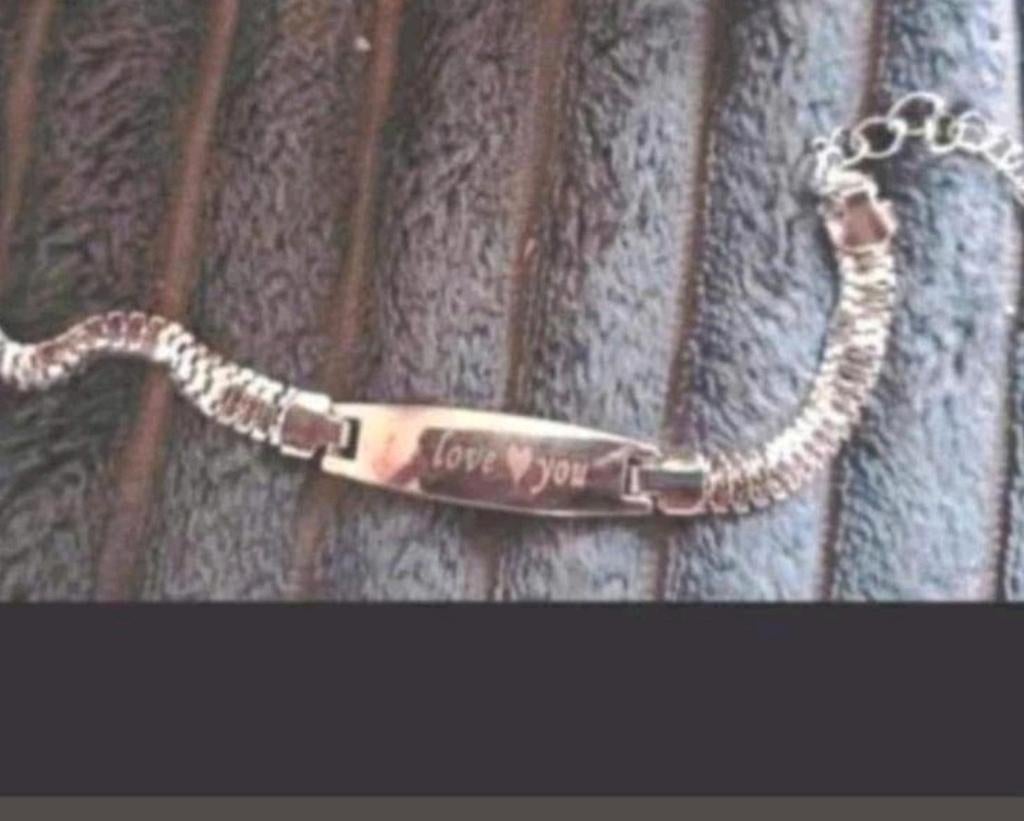 Armband titanium verstelbaar, Verzenden, Nieuw, Zilver