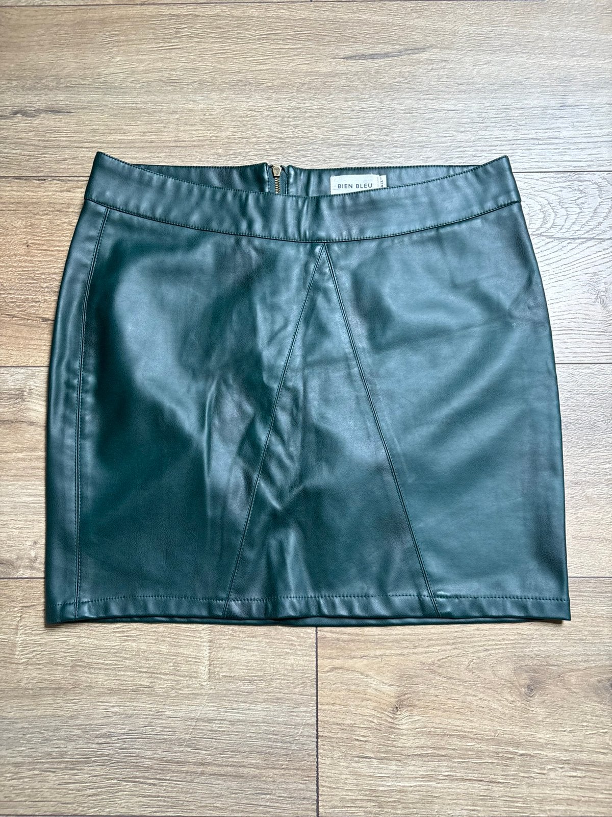 Korte rok | Imitatieleer | Lederlook | Bien Blue | maat S, Ophalen of Verzenden, Zo goed als nieuw, Maat 36 (S), Boven de knie