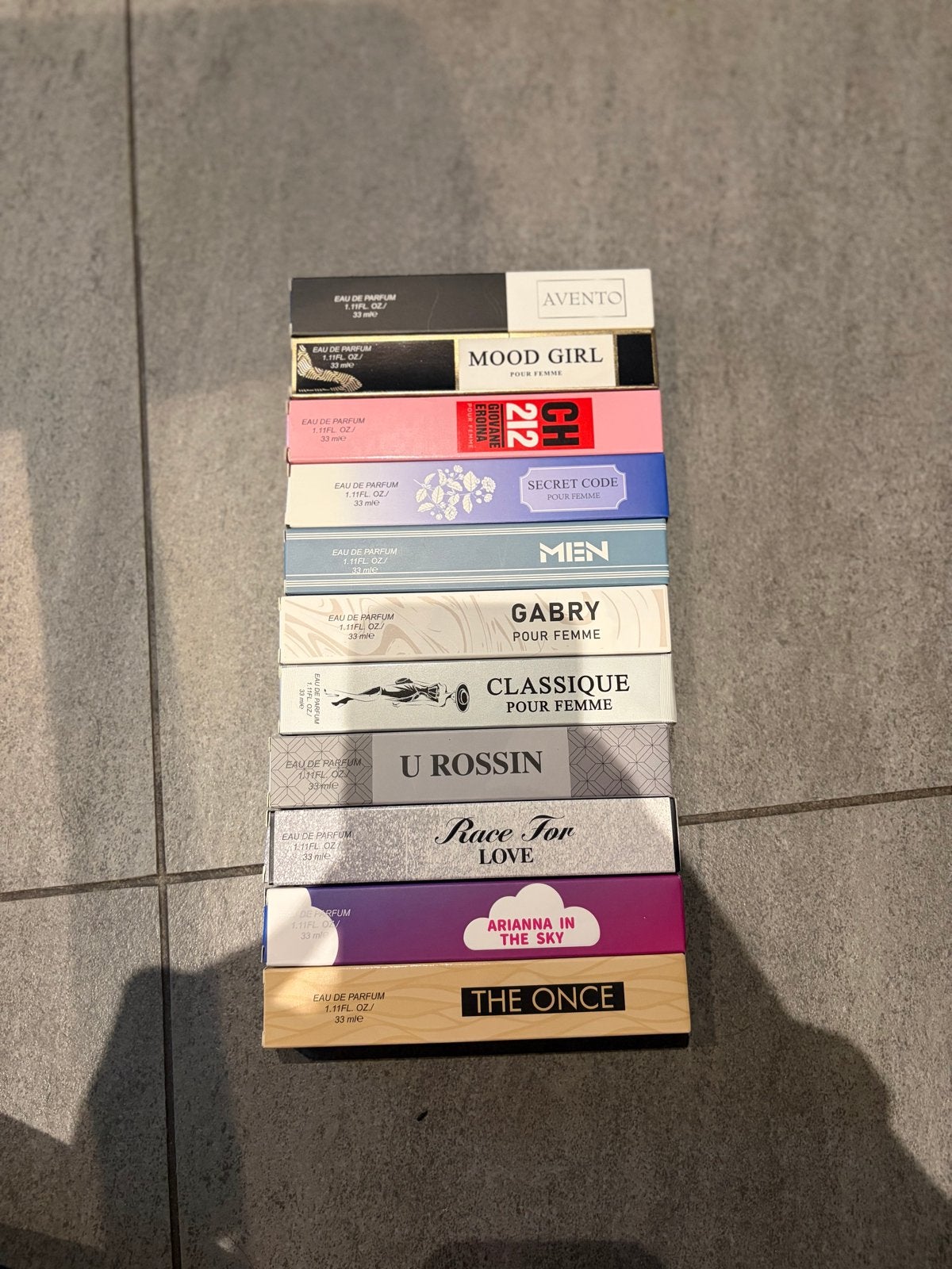 Diverse 33ml parfums voor in de tas, Verzenden, Nieuw