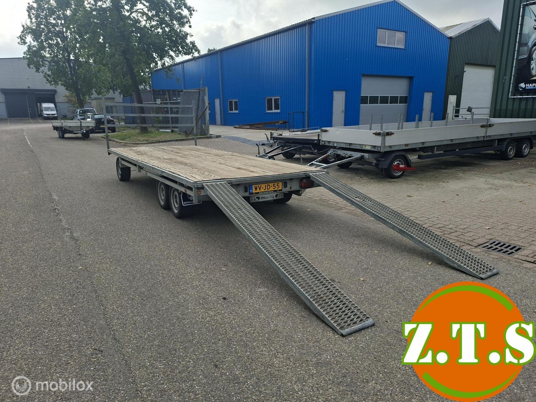 Hulco Schamelwagen, oprijplaten 3500 kg, Gebruikt