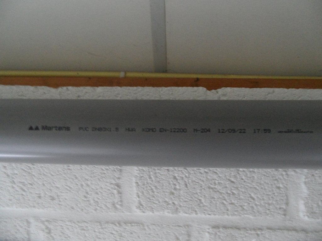 PVC buizen - Martens HWA buis grijs  - NIEUW, Ophalen, Pvc, 6 meter of meer, Nieuw