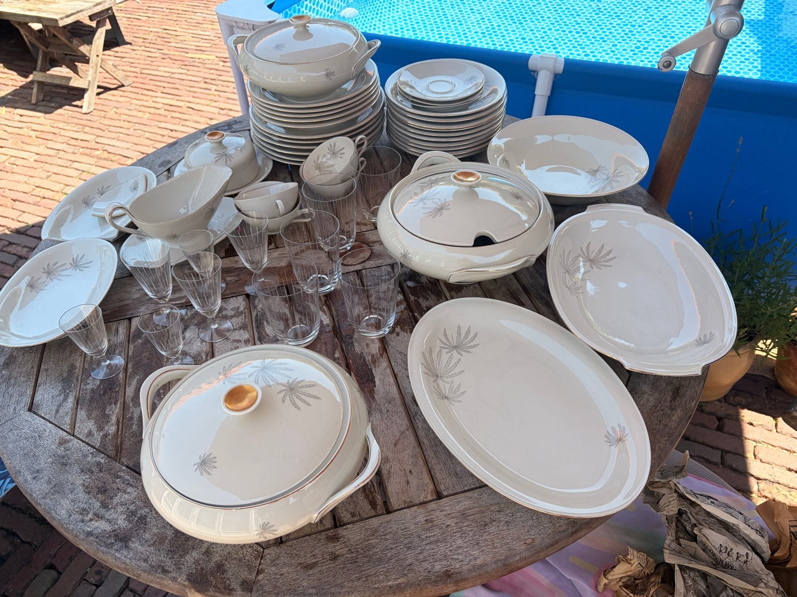 servies Z&Co Tirschenreuth Bavaria, Ophalen, Gebruikt, Overige stijlen, Porselein