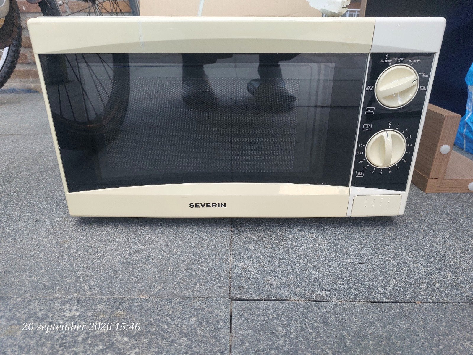 Severin Magnetron MW 7809 - Gebruikt, werkt perfect, Witgoed en Apparatuur, Ophalen, Gebruikt, Magnetron, Draaiplateau