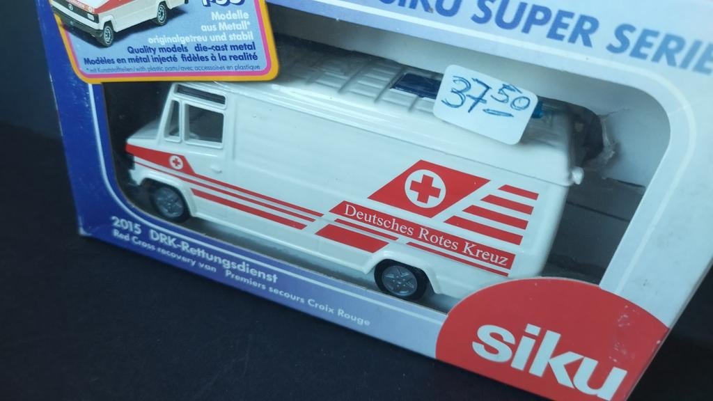 Mercedes Benz 809 D Deutsches Rotes Kreuz 1:55 Siku Pol, Schlittenbacherstrasse 60 Lüdenscheid Germany, Auto, Verzenden, Nieuw